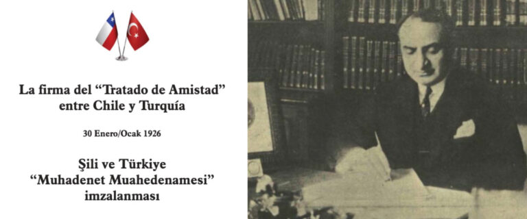 Firma Tratado De Amistad Entre Chile Y Turquía